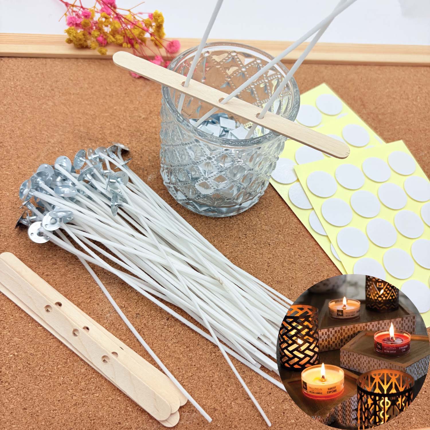 Candle Holder Set - 1 SET Candle Making DIY Kits