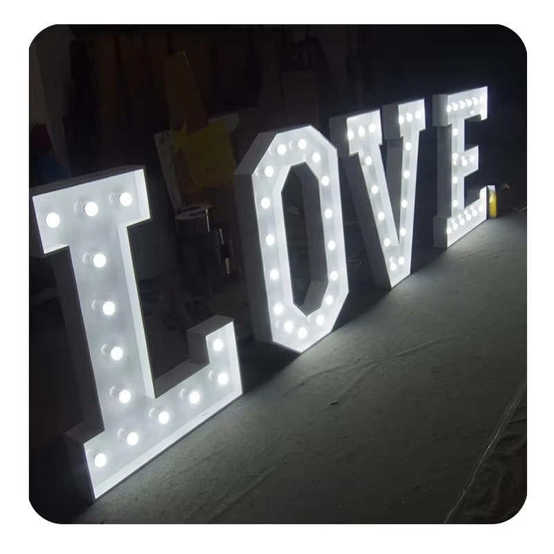 Light Up Letters Marquee - Decor Marry Me Lights Marquee Letter