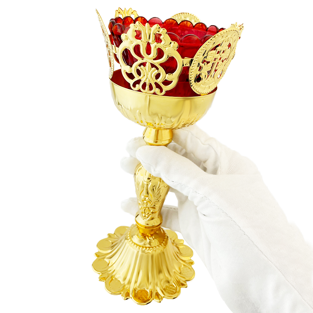 Lighting & Home Decor Studio - Exquisite Hollow Lace Top Orthodox Vigil