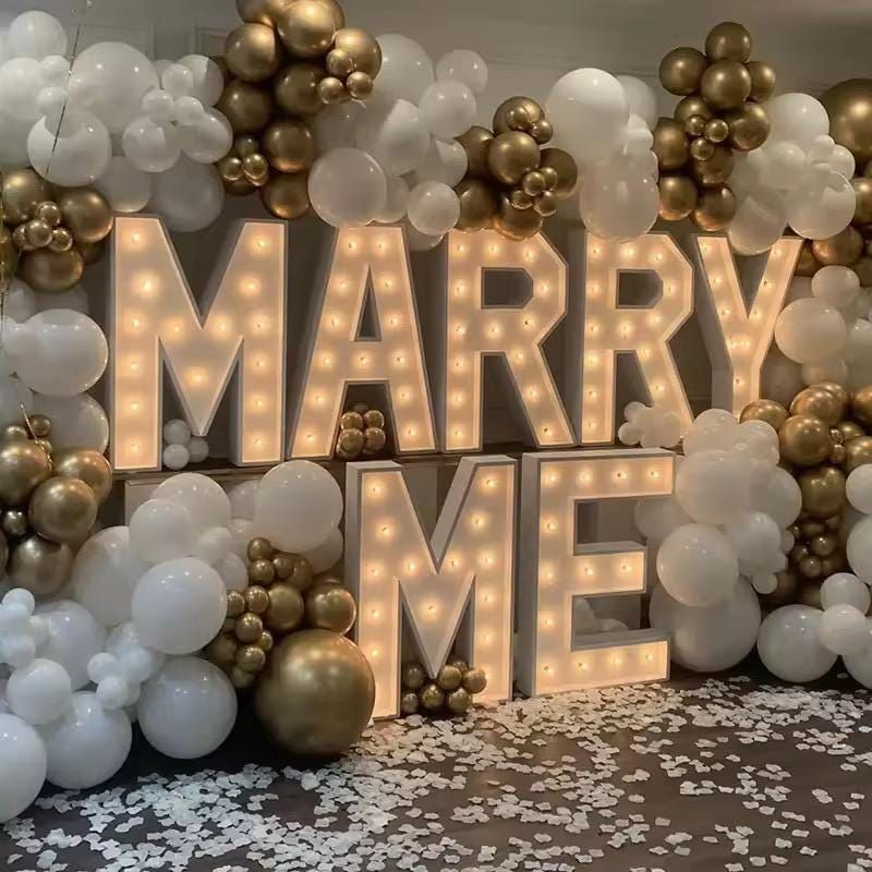 Light Up Letters Marquee - 91.5CM Marquee Light Up Letters, Party