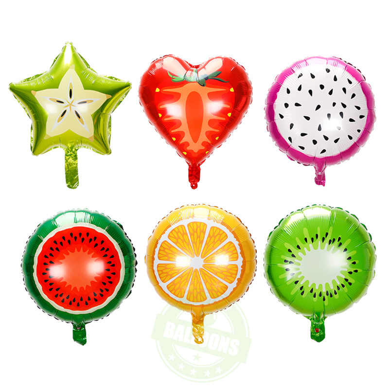Orange Lighting Decor - 5pcs 18inch Fruit Watermelon Strawberry Orange