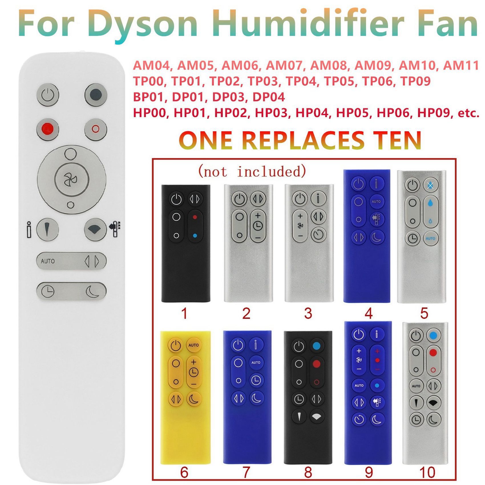 10 In 1 Remote Control For Dys - Dyson Fan Am07 评论和价格