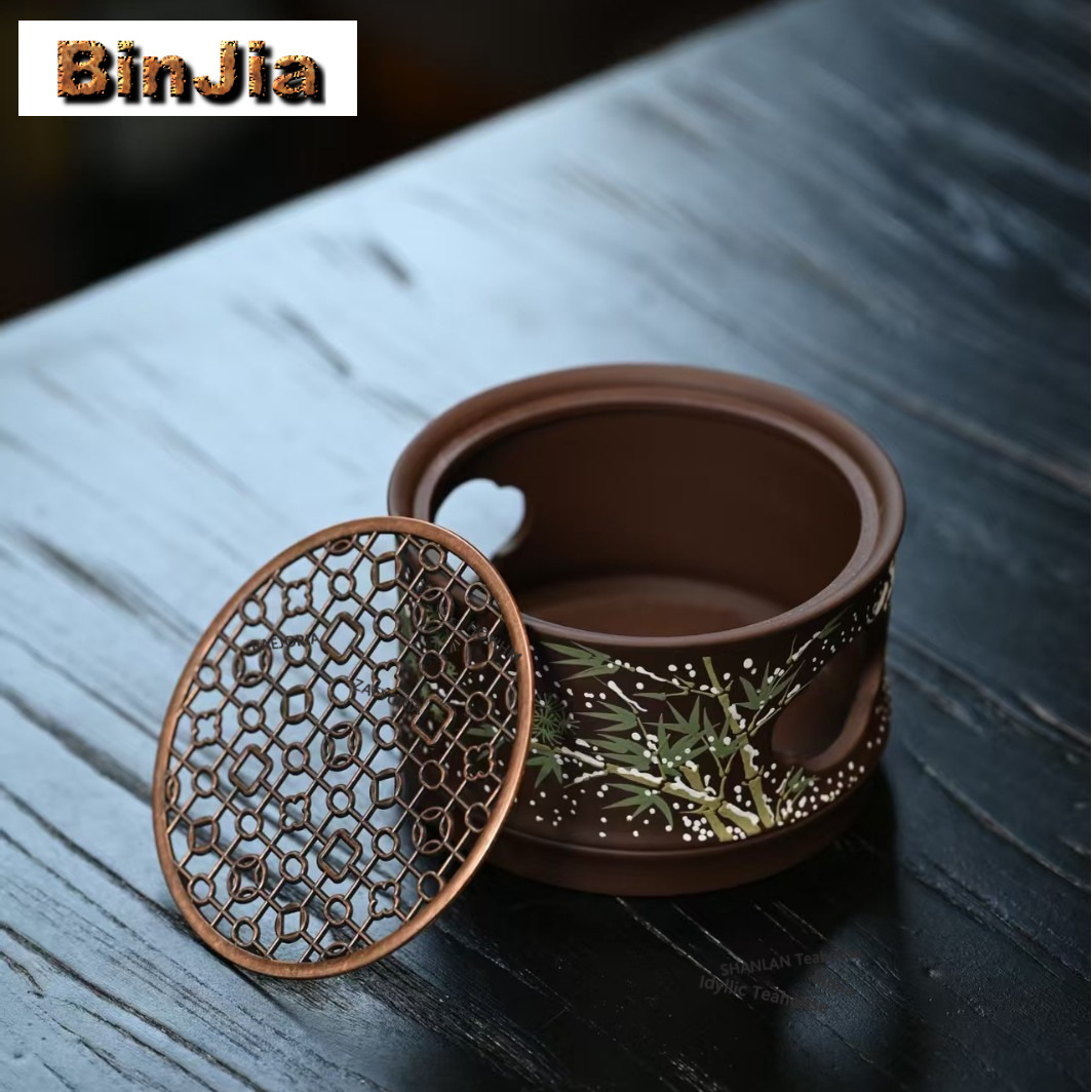 Yixing Zisha Clay Painting Tea - Candle Holder Set 评论和价格
