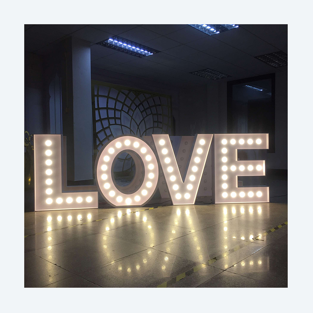 Hot Sales Support Oem Outdoor  - Light Up Letters Marquee 评论和价格