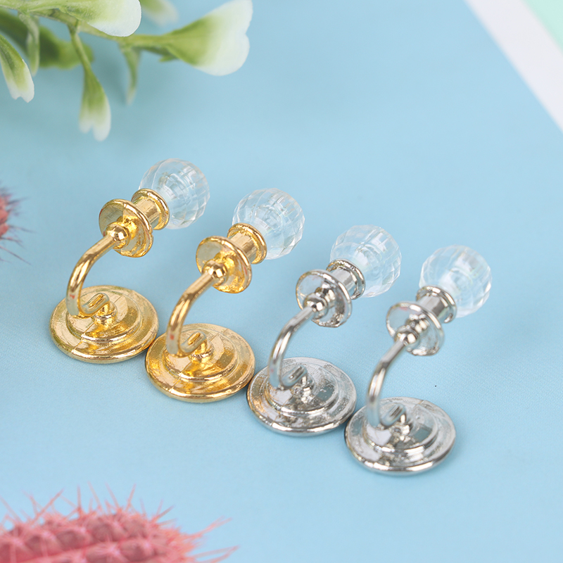 1Pair 1:12 Dollhouse Miniature - Lighting Decor For House 评论和价格