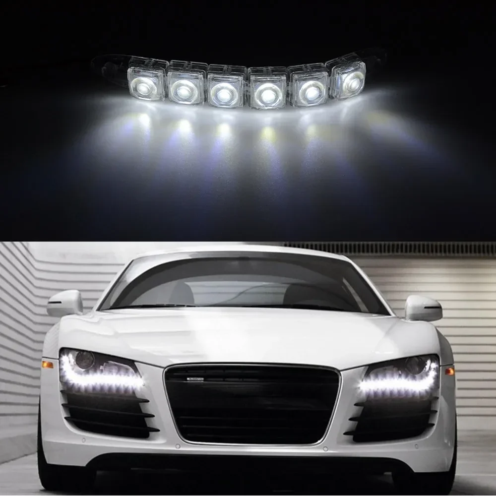 2PCS LED Waterproof DRL Light  - Ambient Led Strip 评论和价格