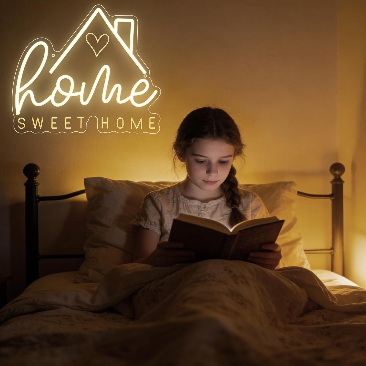 Sweet Home Neon Sign USB Dimma - Lighting Decor Home 评论和价格