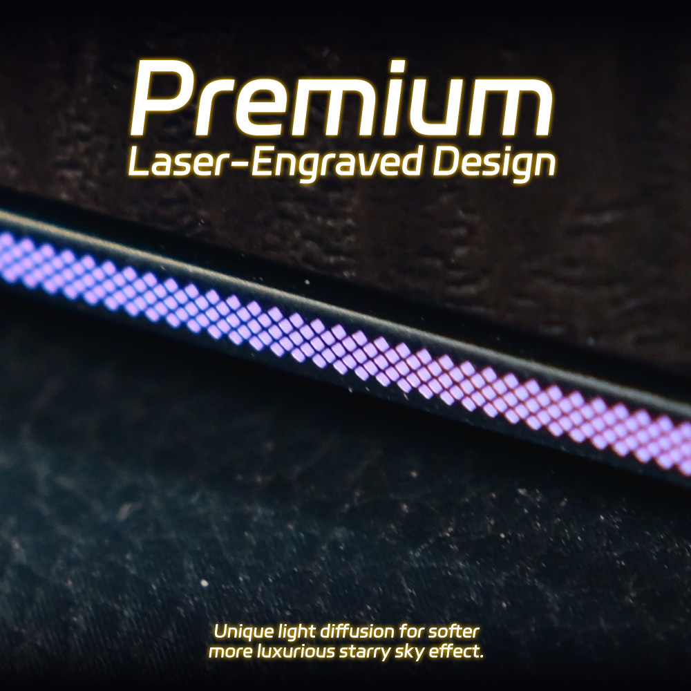 Laser-Engraved 64-Color RGB Am - Lighting Interior Decor 评论和价格