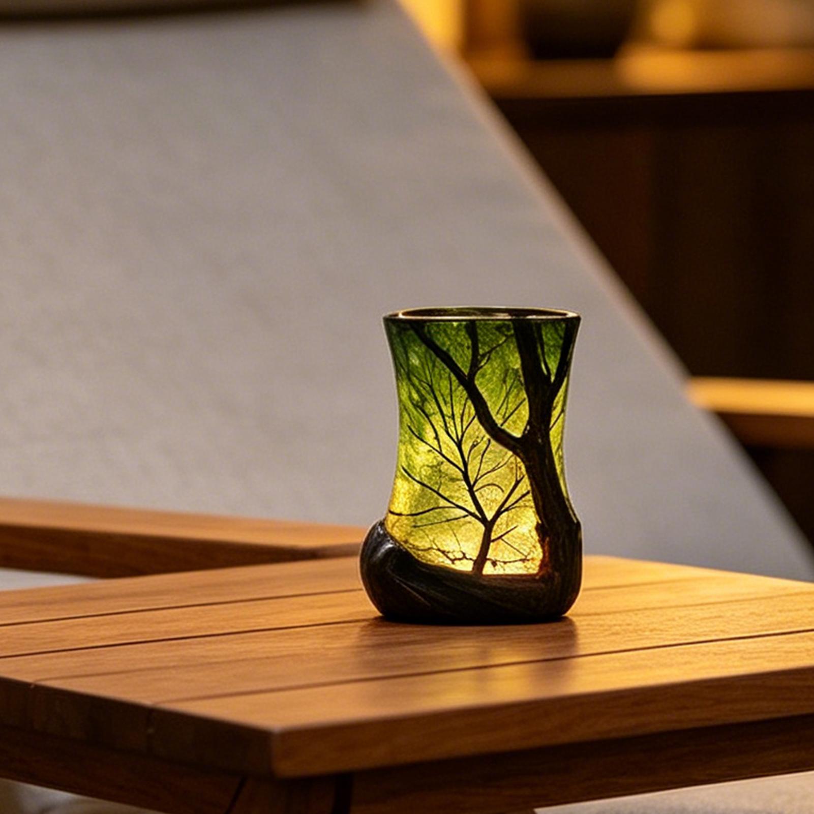 Bedside Table Lamp Forest Nigh - Lighting Decor 评论和价格