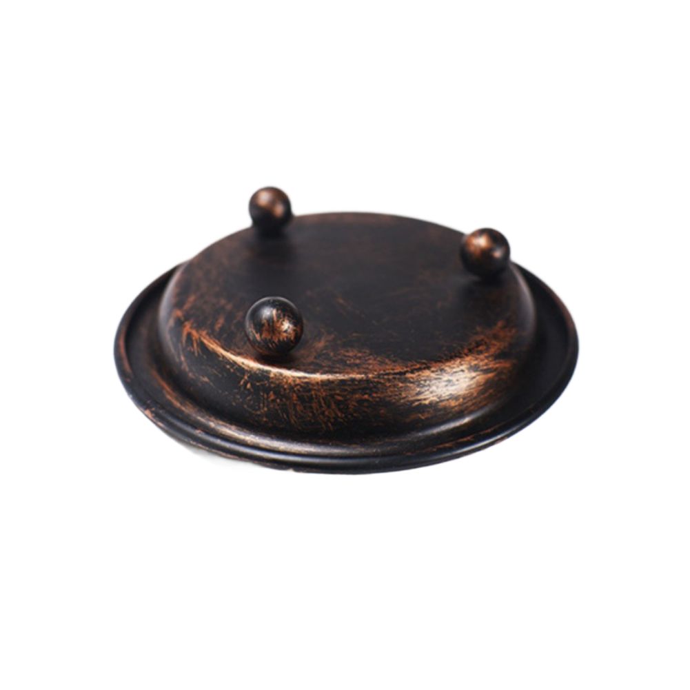 Elegant Black Gold Round Candl - Candle Holder Set 评论和价格