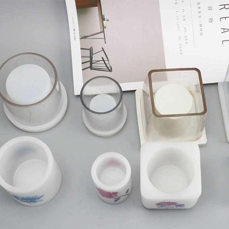 Windproof Wax Cup Acrylic Mold - Candle Holder Set 评论和价格