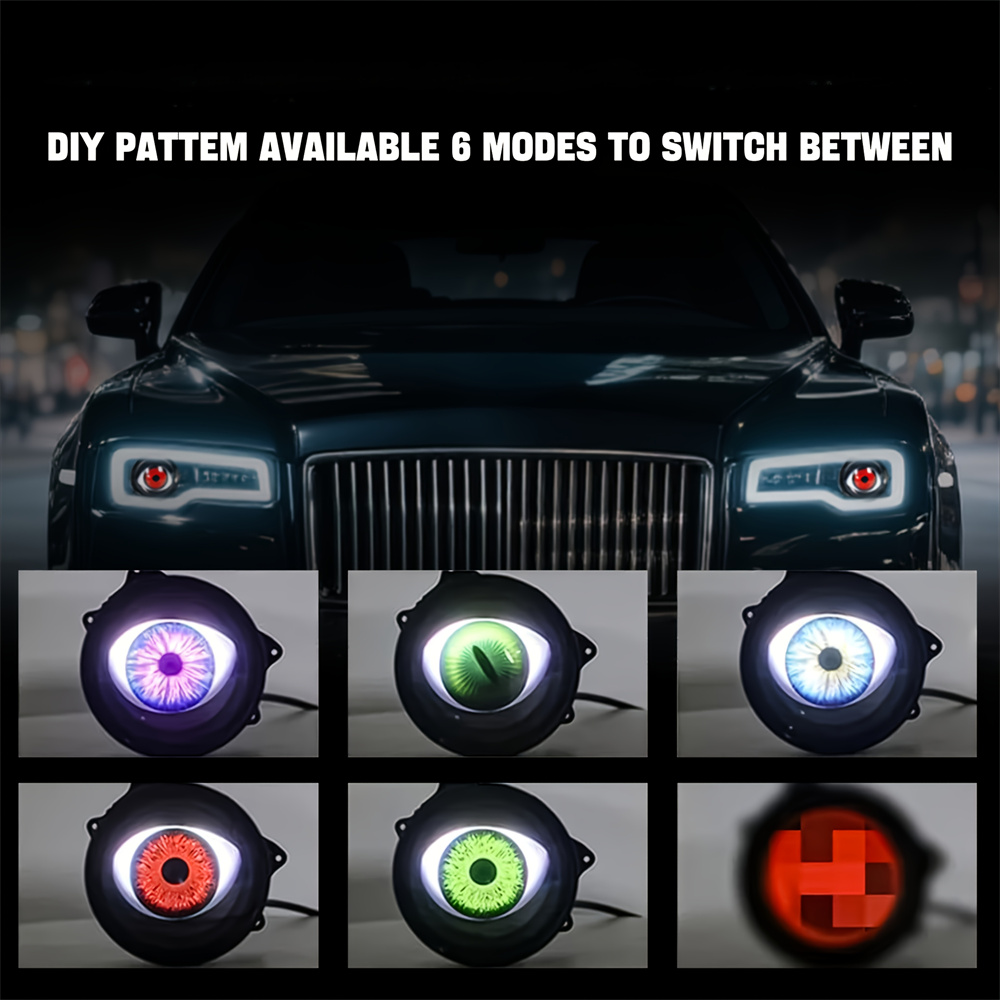  6-Mode Led Dynamic Devil Eye - Lighting Decor 评论和价格