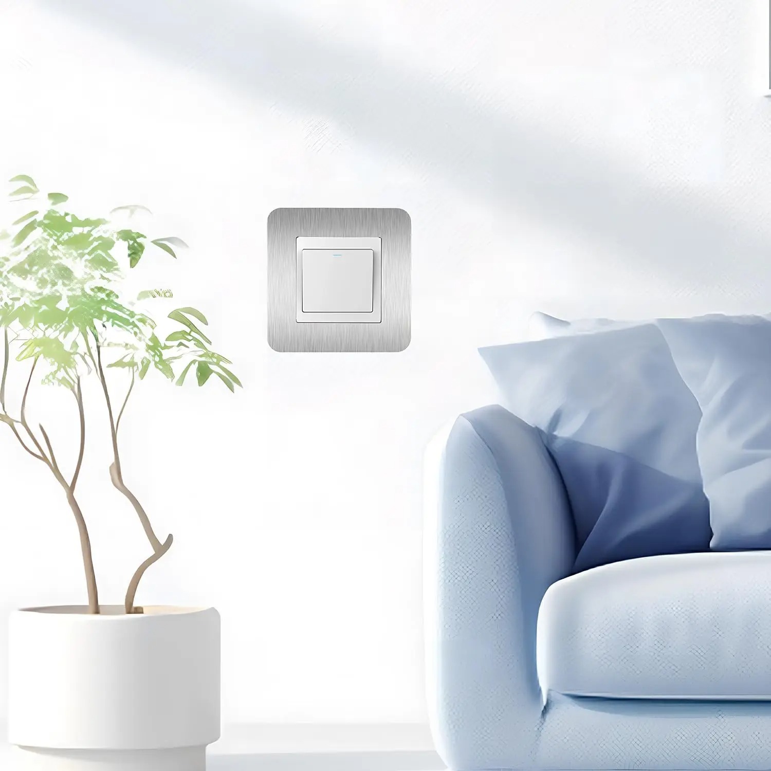 4pcs Silvery Self-Adhesive Lig - Decor Lighting Uk 评论和价格