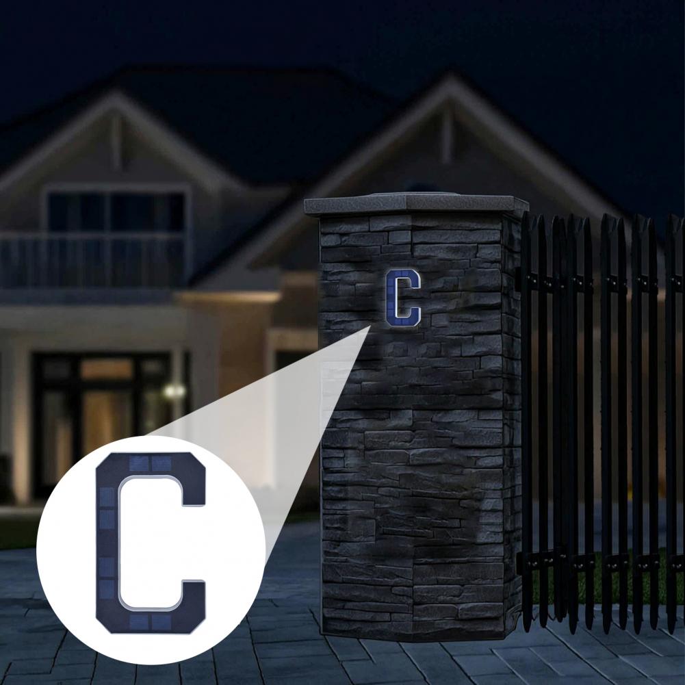 Solar Address Number Sign, LED - Lighting Decor For House 评论和价格