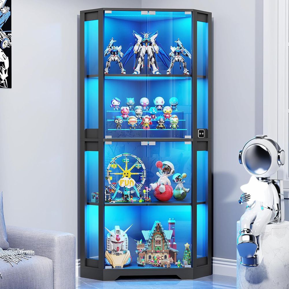 65 Illuminated Glass Display C - Lighting & Home Decor Studio 评论和价格
