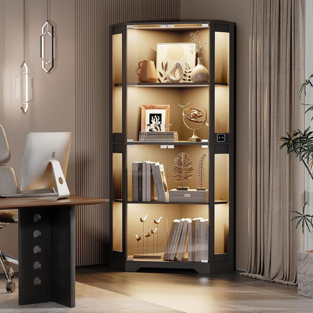 65 Illuminated Glass Display C - Lighting & Home Decor Studio 评论和价格