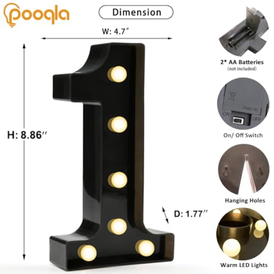 Decorative Led Light Up Number - Light Up Letters Marquee 评论和价格