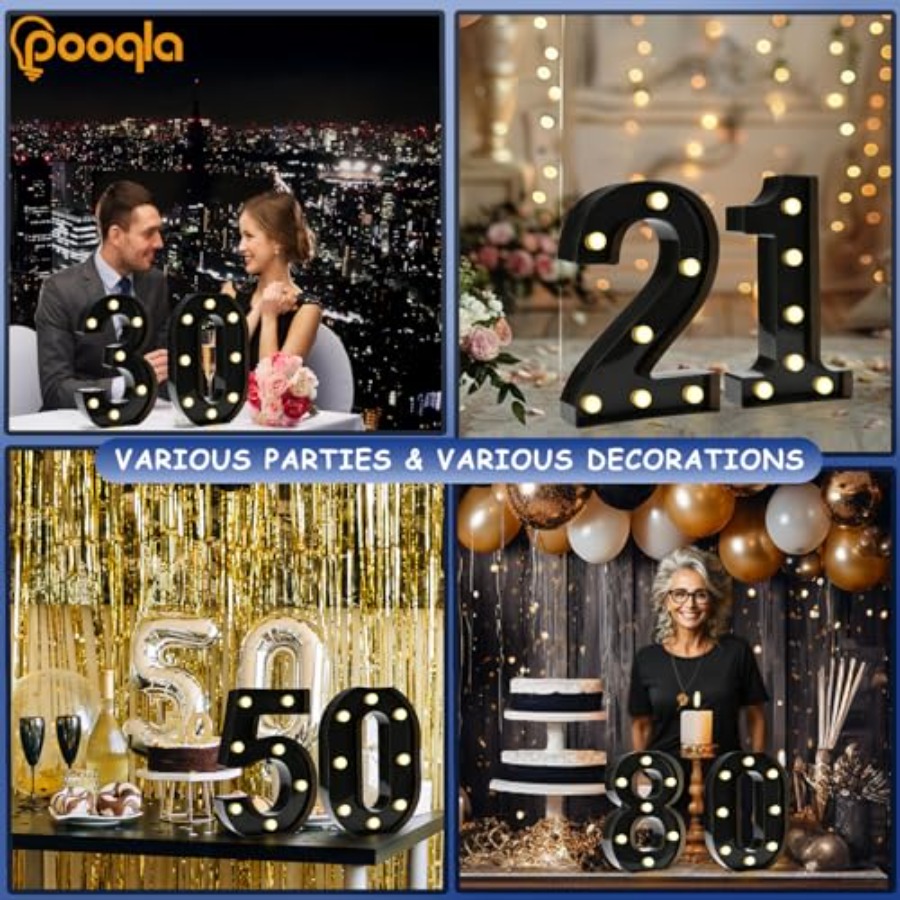 Decorative Led Light Up Number - Light Up Letters Marquee 评论和价格