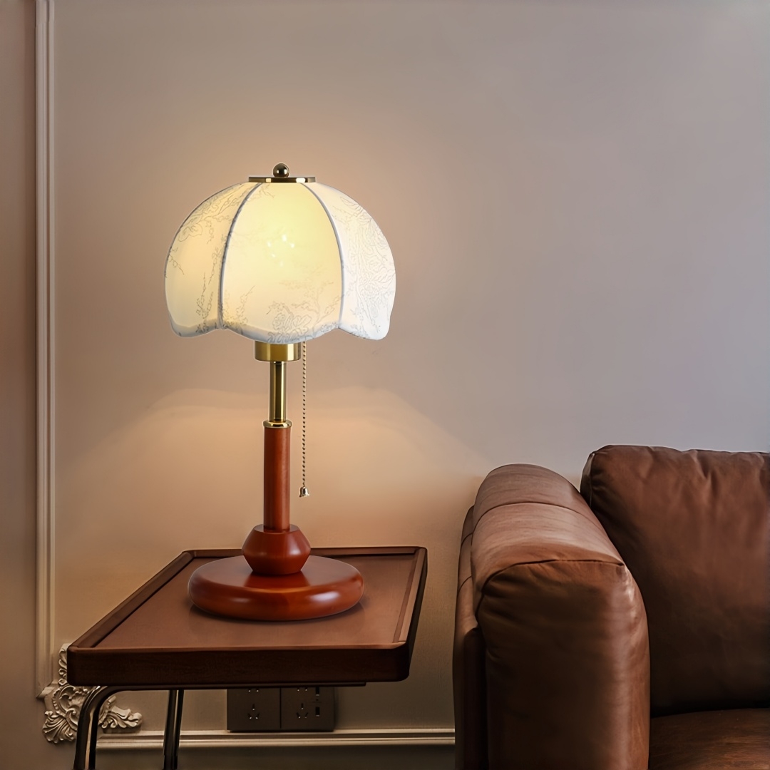 Vintage Scalloped Dome Table L - Lighting Decor 评论和价格