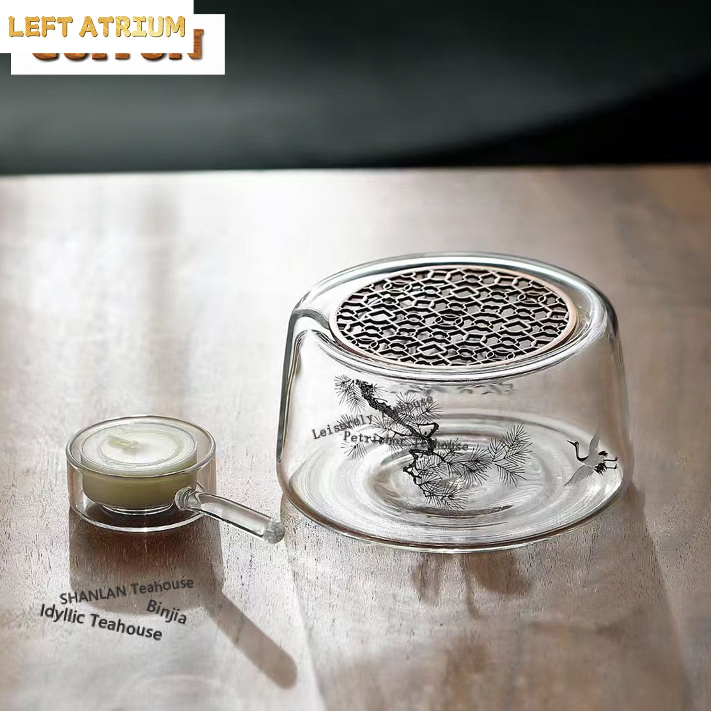 Thickened Heat-resistant Glass - Candle Holder Set 评论和价格