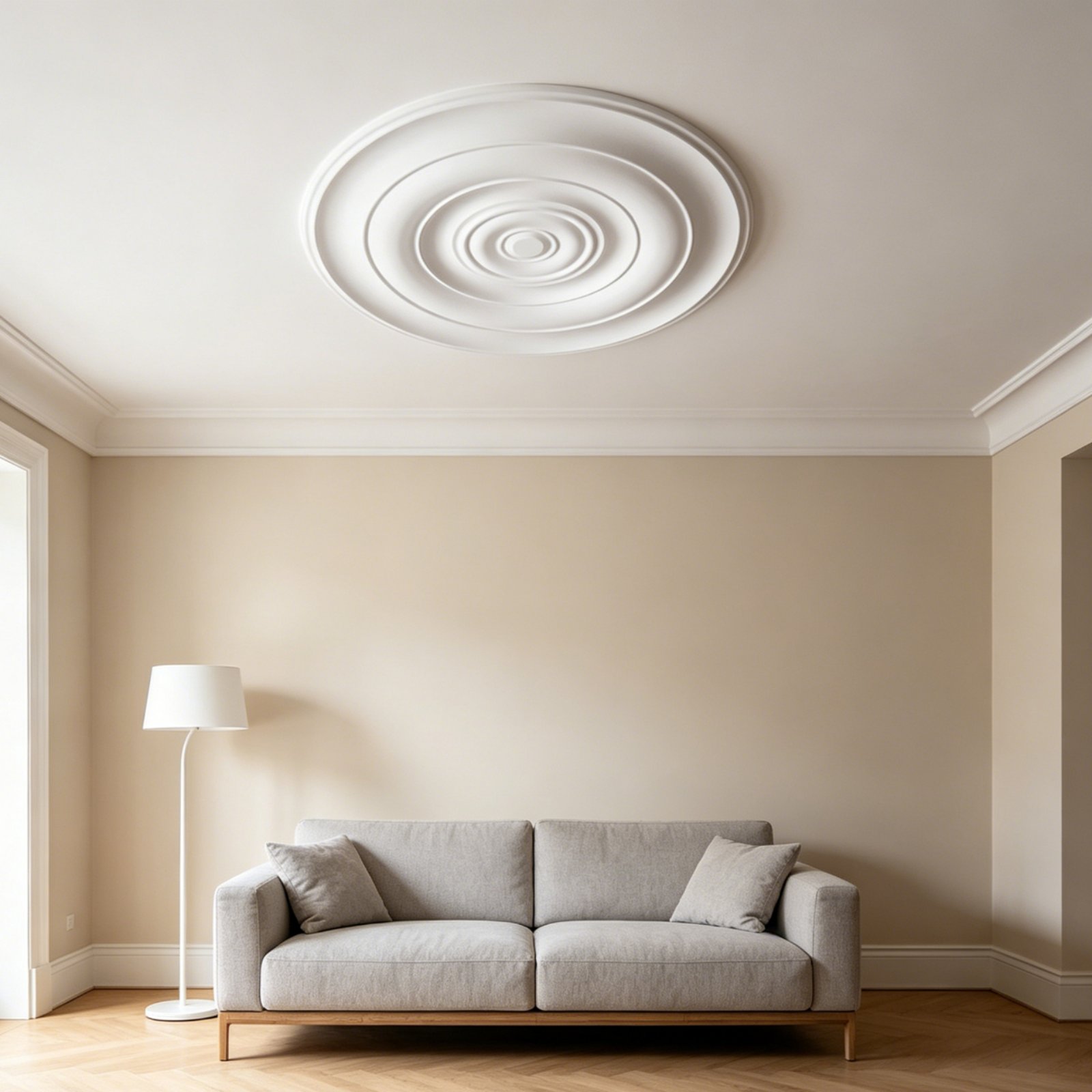Round Ceiling Medallion Europe - Lighting Decor 评论和价格
