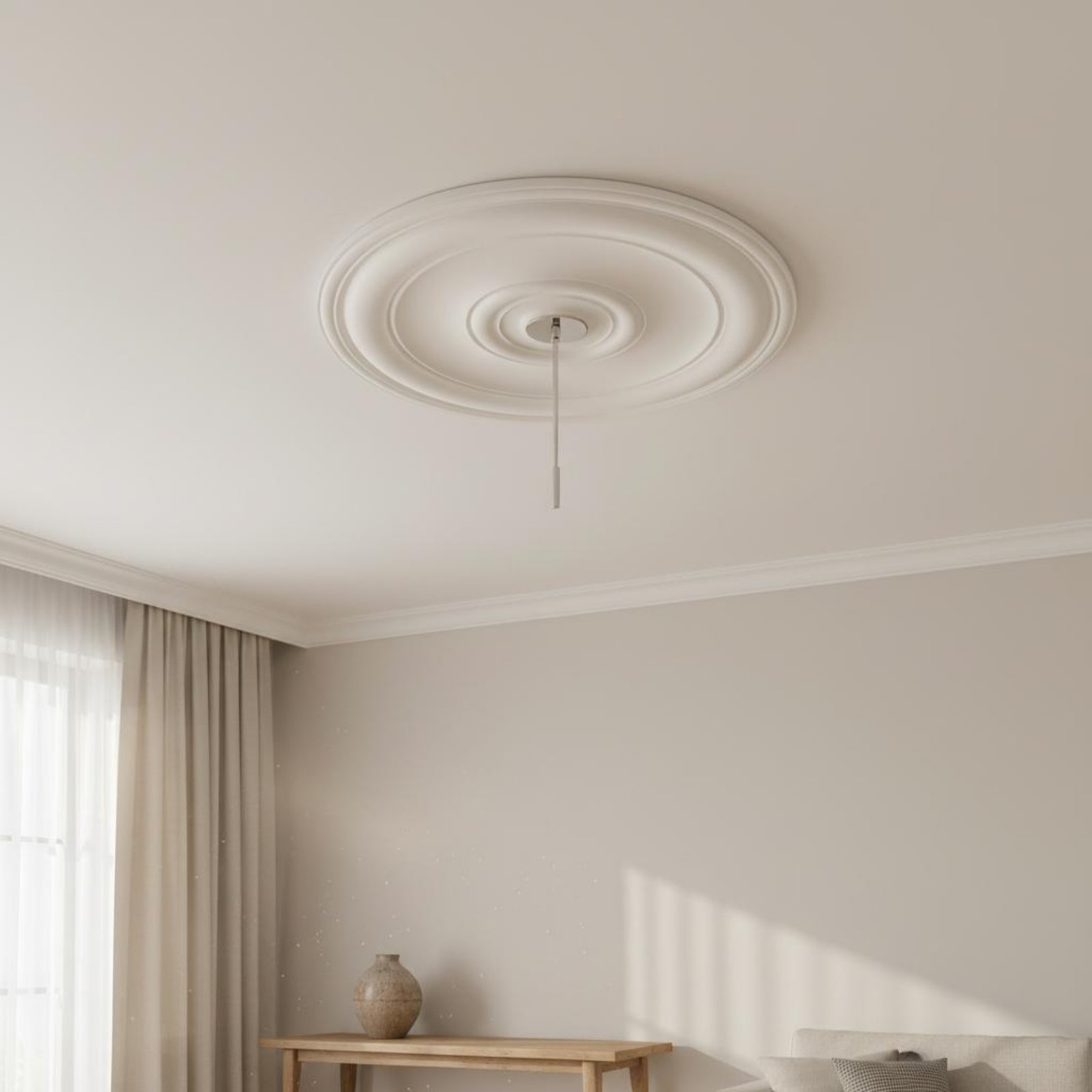Round Ceiling Medallion Europe - Lighting Decor 评论和价格