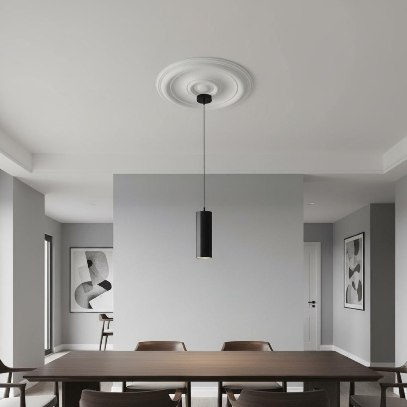 Round Ceiling Medallion Europe - Lighting Decor 评论和价格