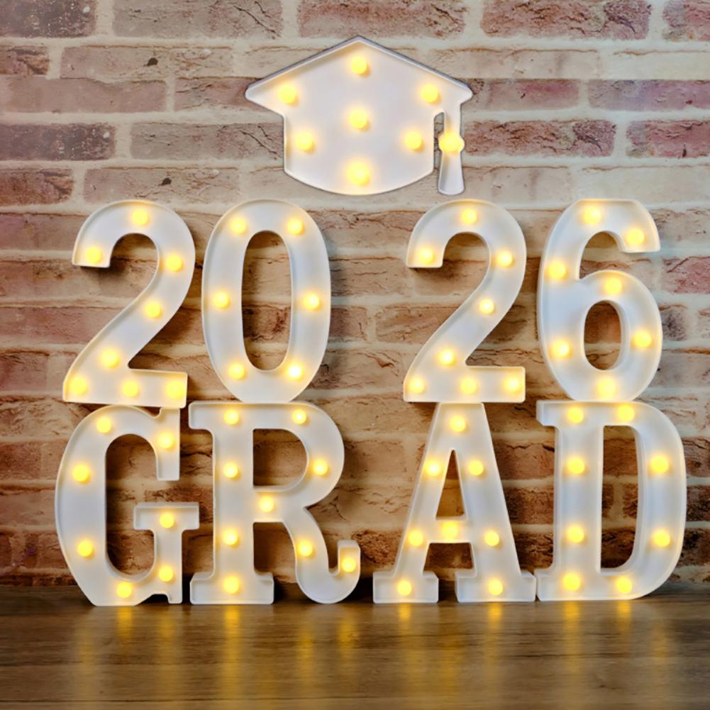8/9Pcs 2026 Grad Light-up Lett - Light Up Letters Marquee 评论和价格