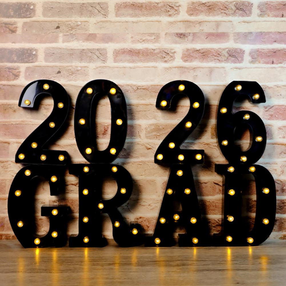 8/9Pcs 2026 Grad Light-up Lett - Light Up Letters Marquee 评论和价格