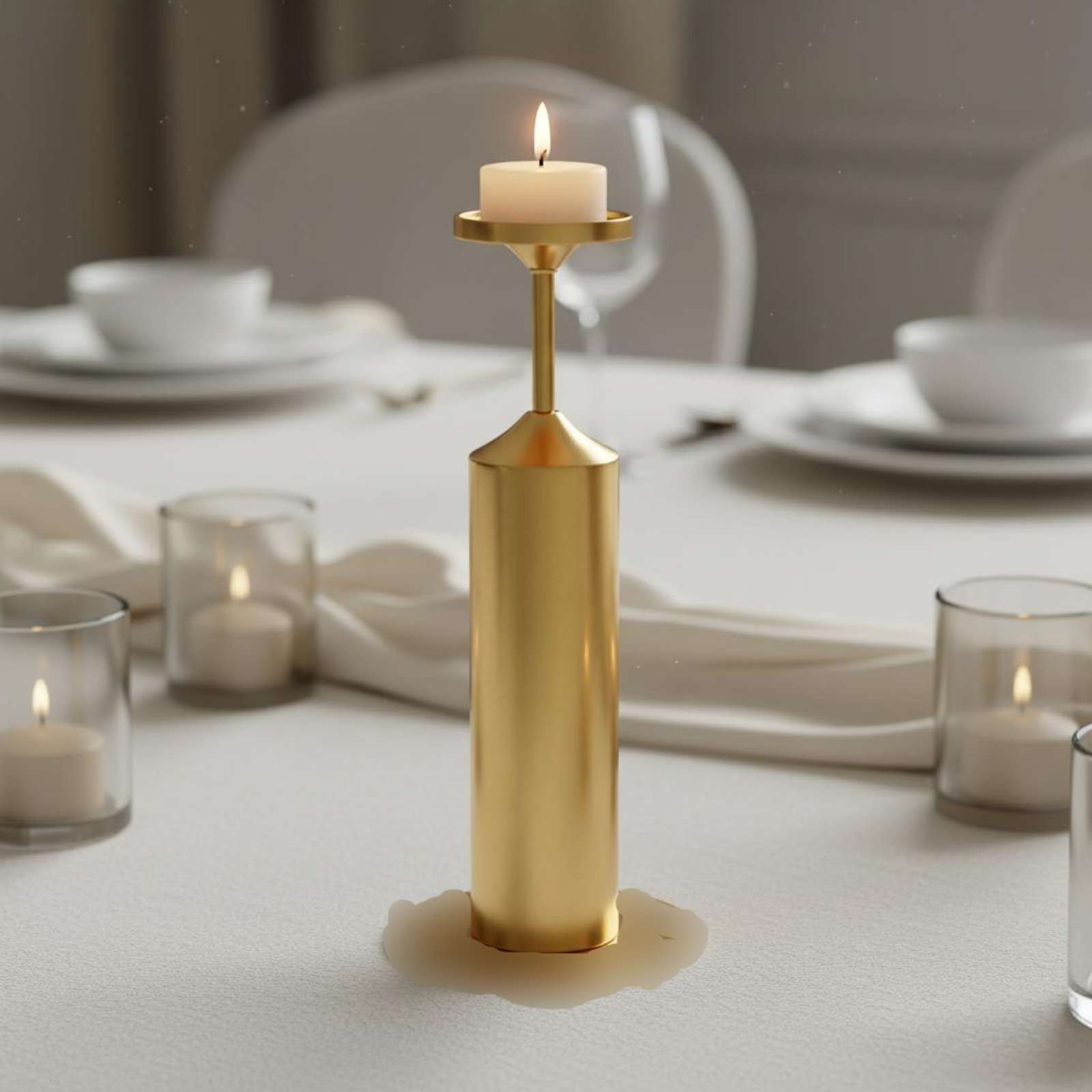 6 Pieces Metal Taper Candle Ho - Candle Holder Set 评论和价格