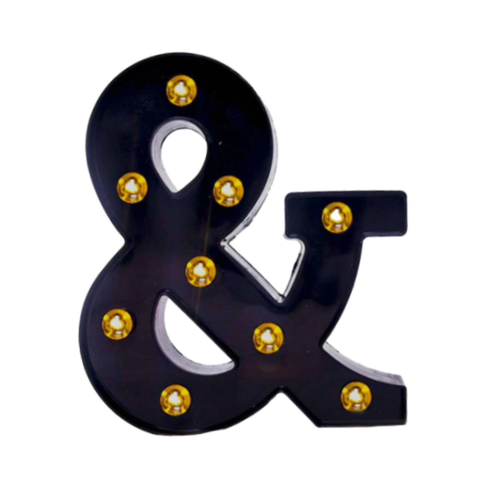 Ampersand Symbol Marquee Lette - Light Up Letters Marquee 评论和价格