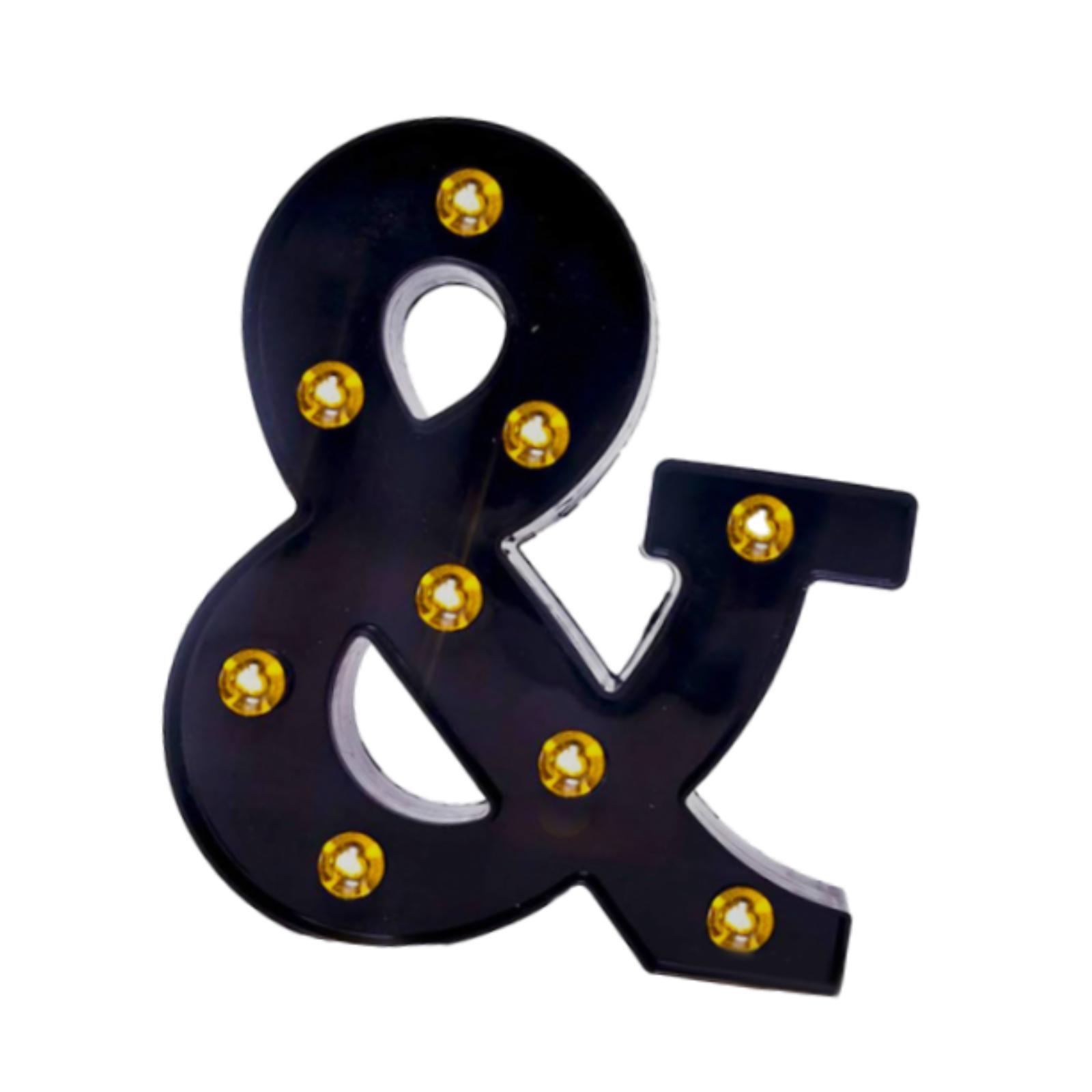 Ampersand Symbol Marquee Lette - Light Up Letters Marquee 评论和价格