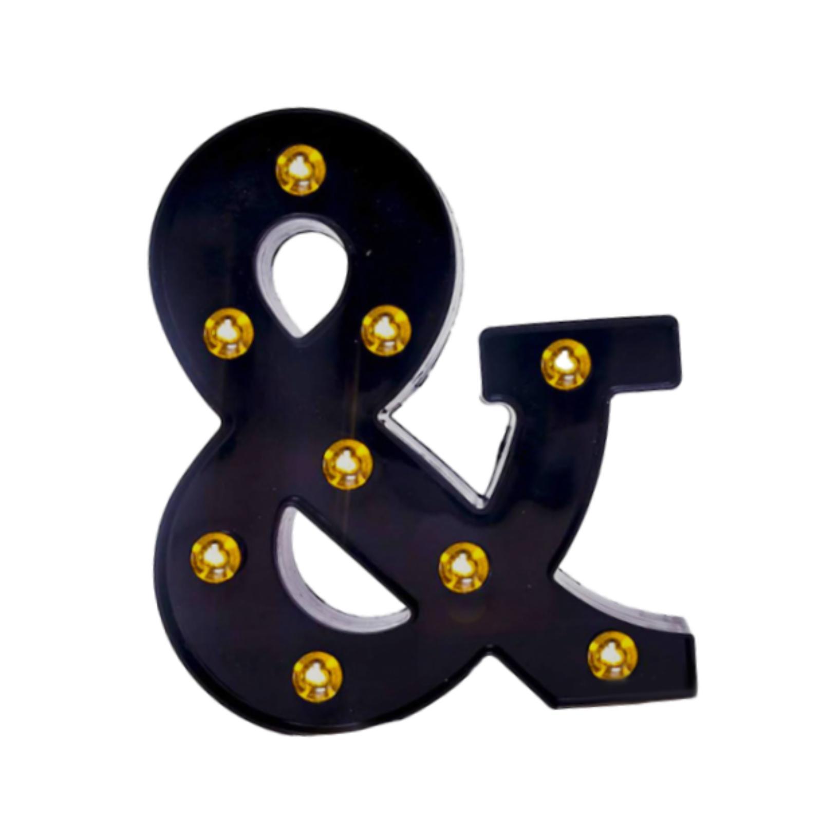 Ampersand Symbol Marquee Lette - Light Up Letters Marquee 评论和价格