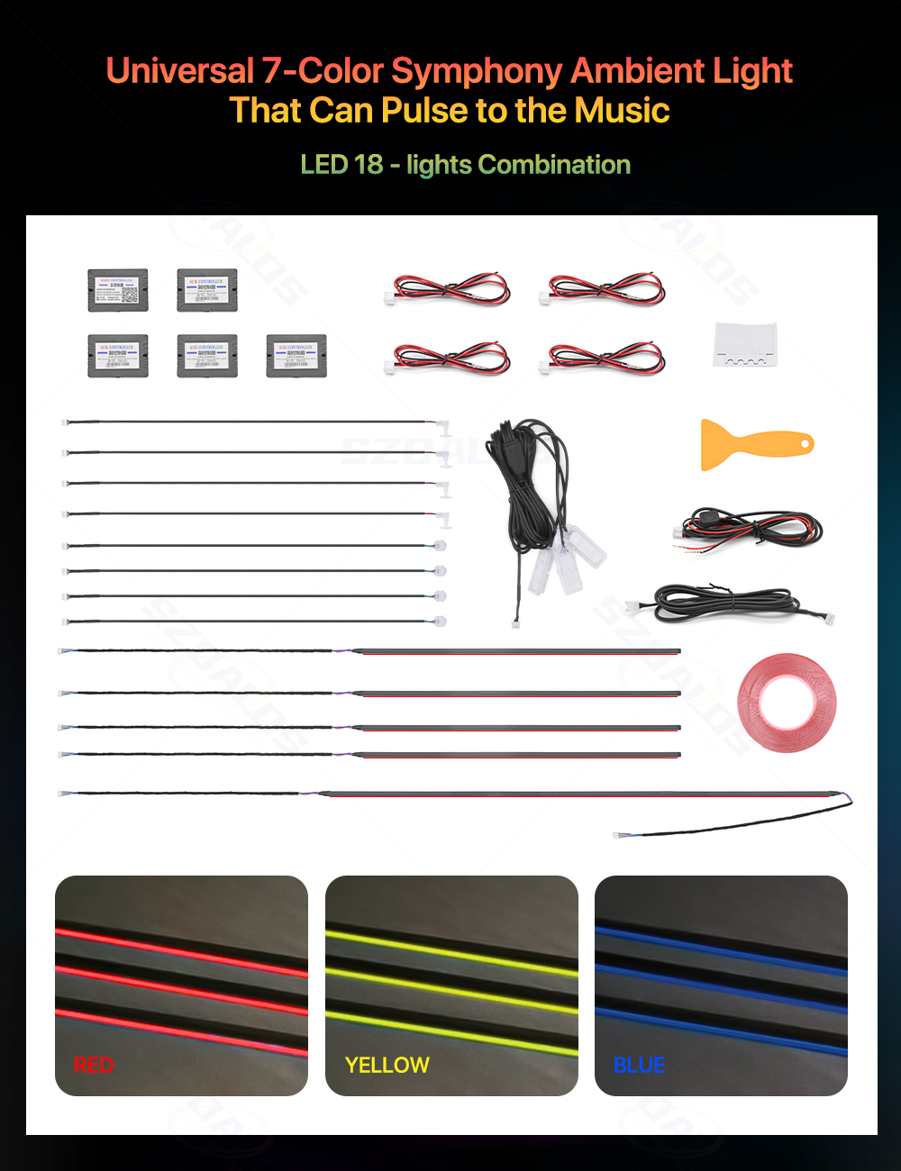 Hot Selling Car Ambient Light  - Ambient Led Strip 评论和价格