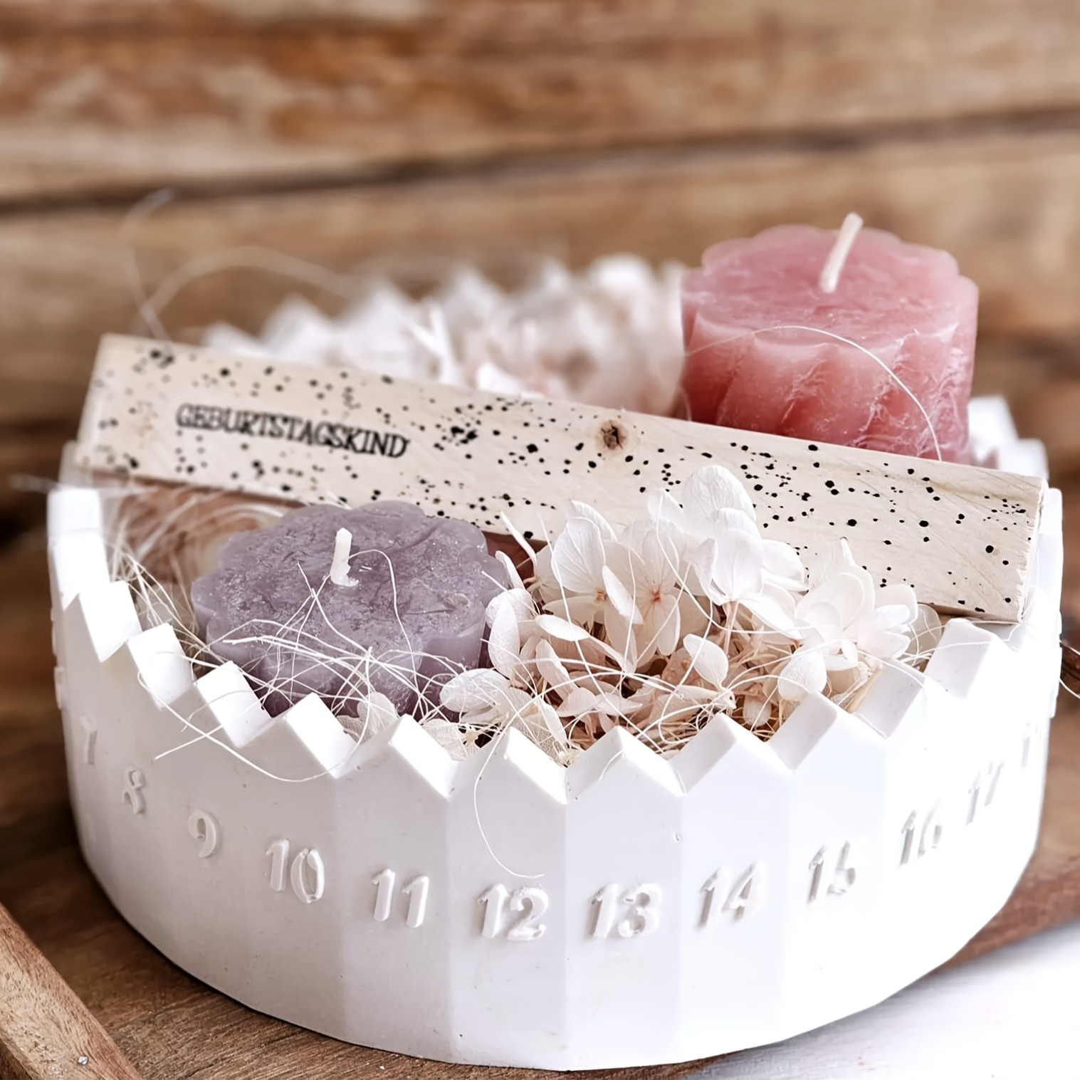 1 set Advent Calendar Silicone - Candle Holder Set 评论和价格