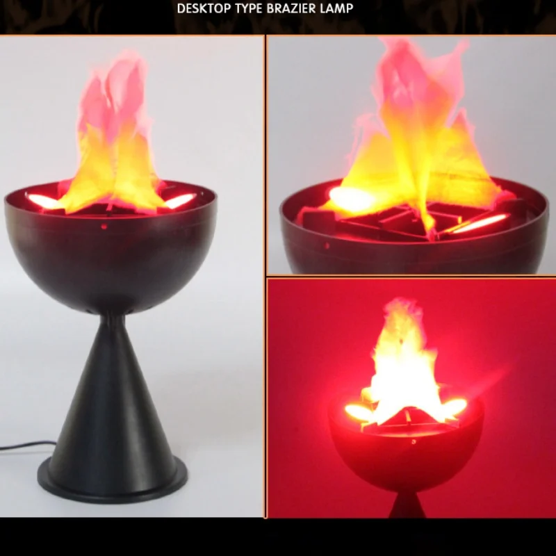 3D Fake Flame Lamp Simulation  - Lighting Decor For House 评论和价格