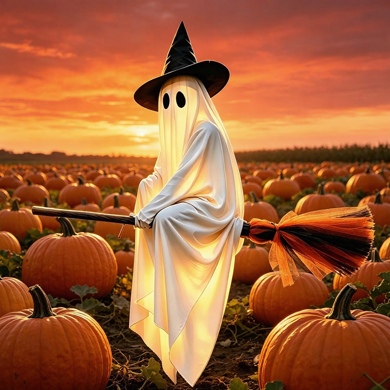 Halloween Flying Brooms And Gh - Lighting Decor For House 评论和价格