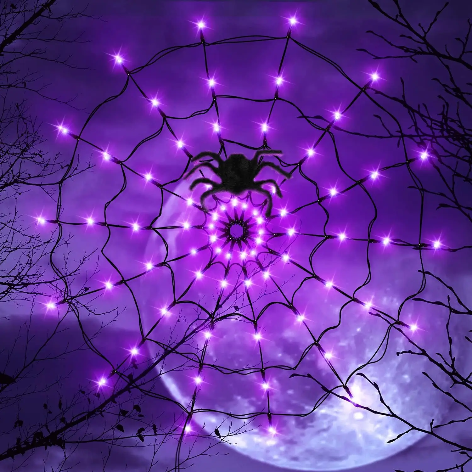 Halloween LED String Light Spi - Lighting Decor For House 评论和价格
