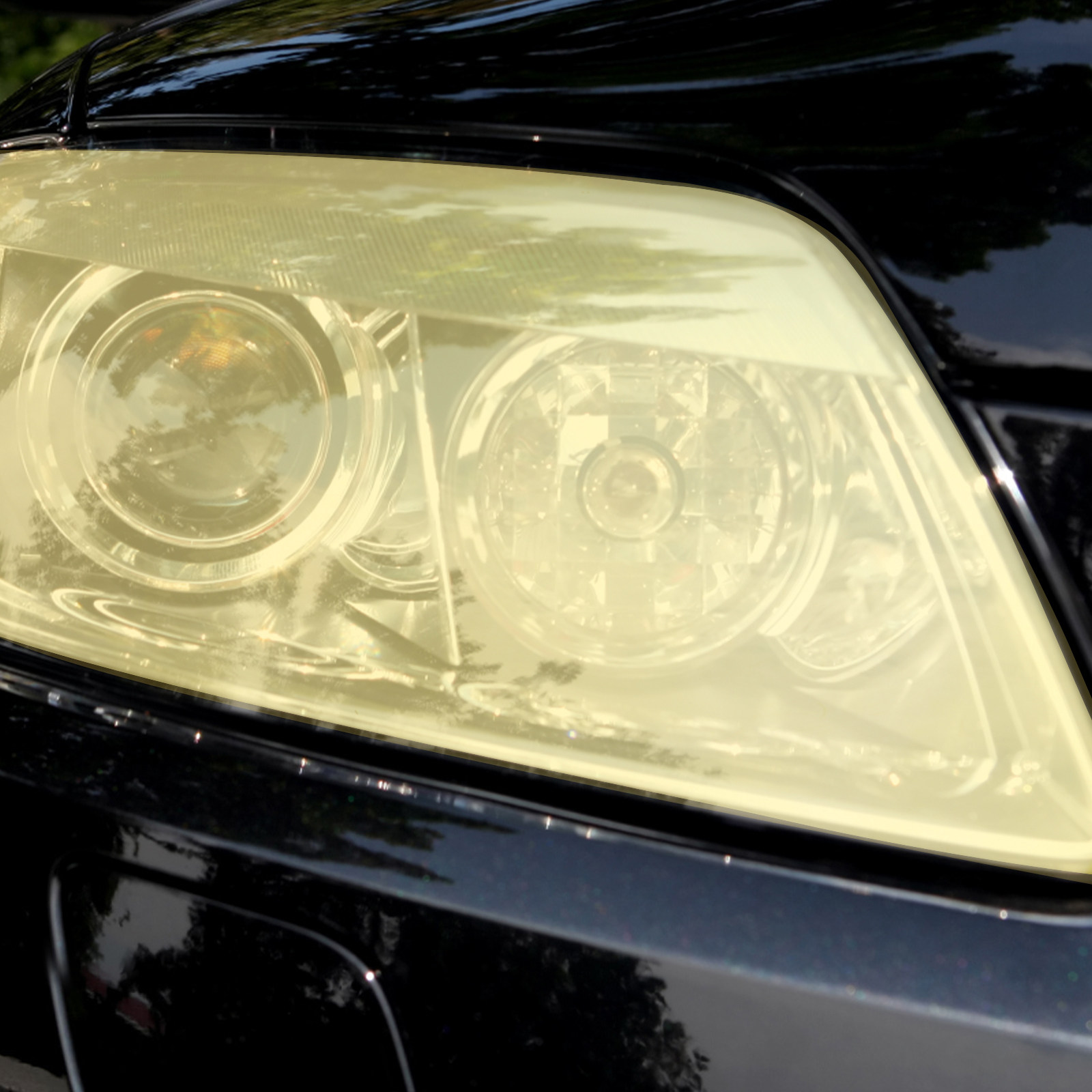 Headlight Film Smoke Fog Light - Orange Lighting Decor 评论和价格