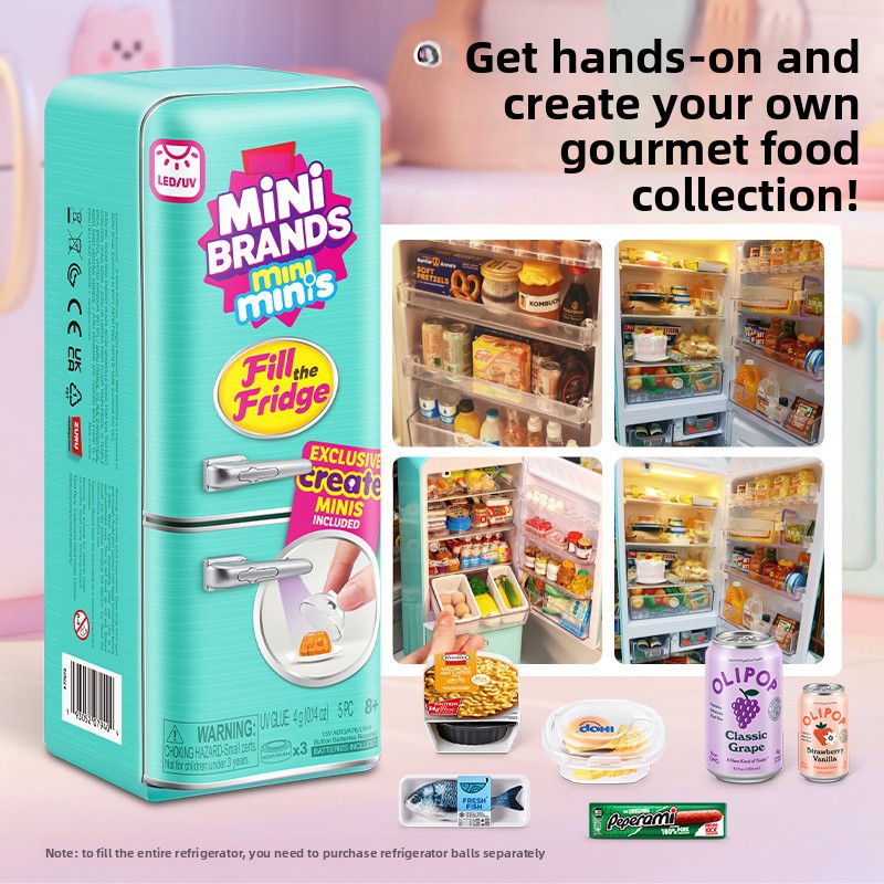 Led Light Up Mini Refrigerator - Lighting Decor For House 评论和价格