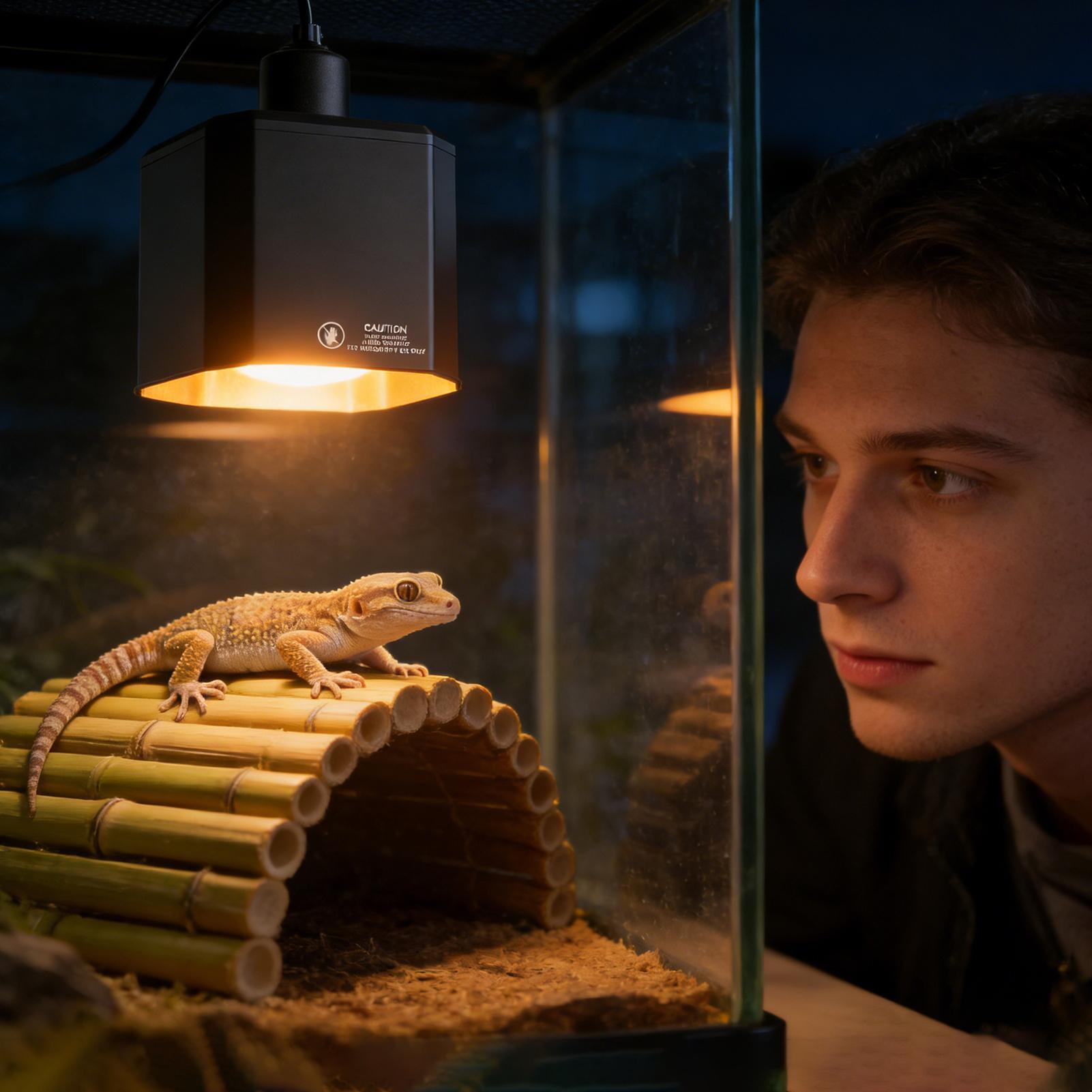 Reptile Heat Lamp Fixture Rept - Gecko Lighting & Decor 评论和价格