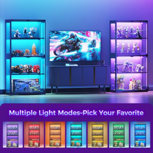 Display Case with Glass Doors  - Lighting & Home Decor Studio 评论和价格