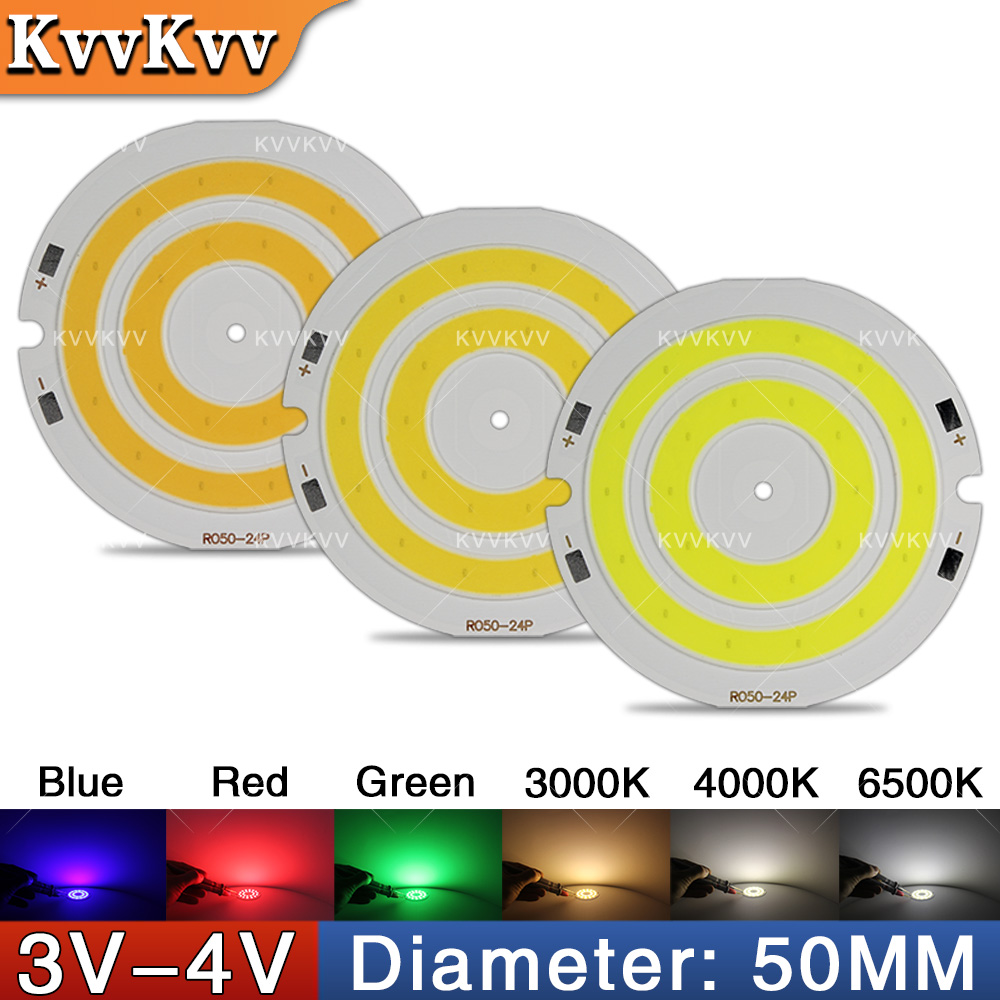 3V 4V Round COB LED Lamp Parts - Lighting Decor For House 评论和价格