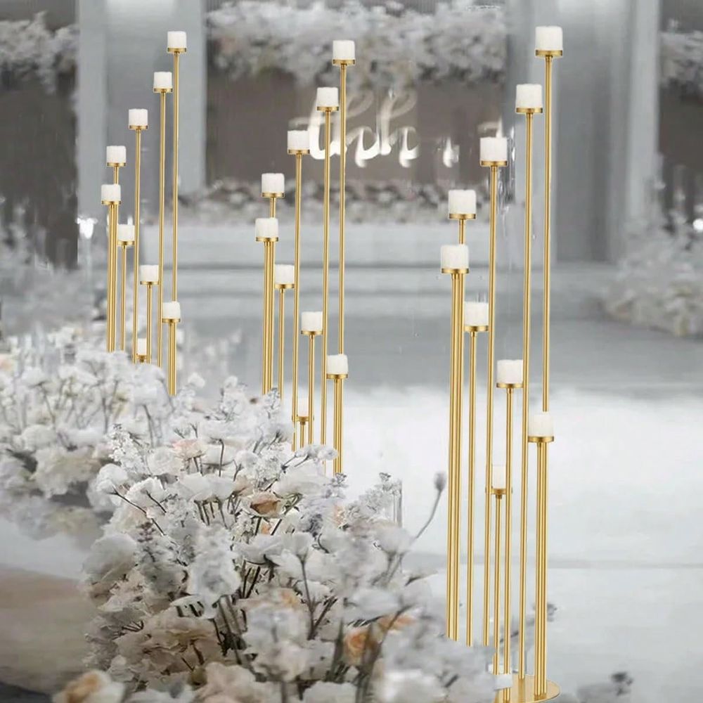 2Pcs 9 Arm Candelabra,Floor Ca - Candle Holder Set 评论和价格