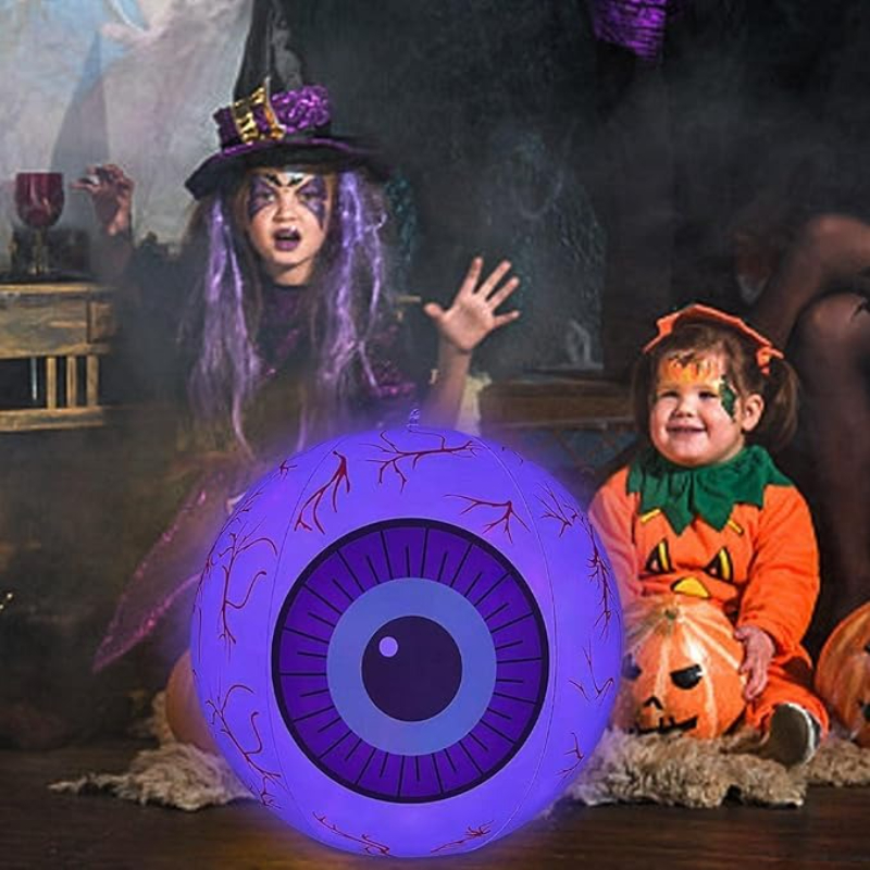 Halloween Inflatable Eyeballs  - Lighting Decor For House 评论和价格
