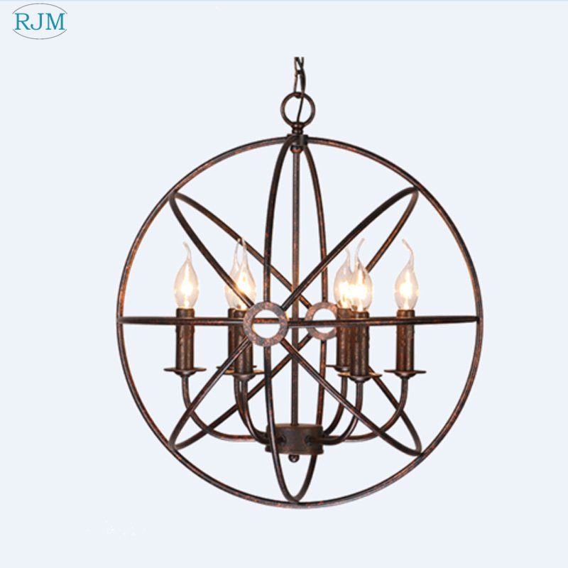 American Industrial Loft Candl - Lzpz Rui Decor Lighting Store 评论和价格