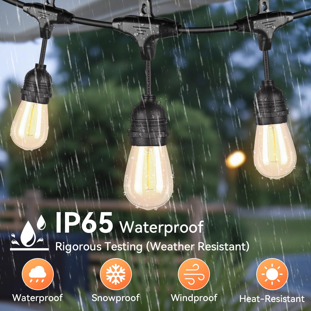 E27 Outdoor String Lights LED  - Decor Lighting Uk 评论和价格