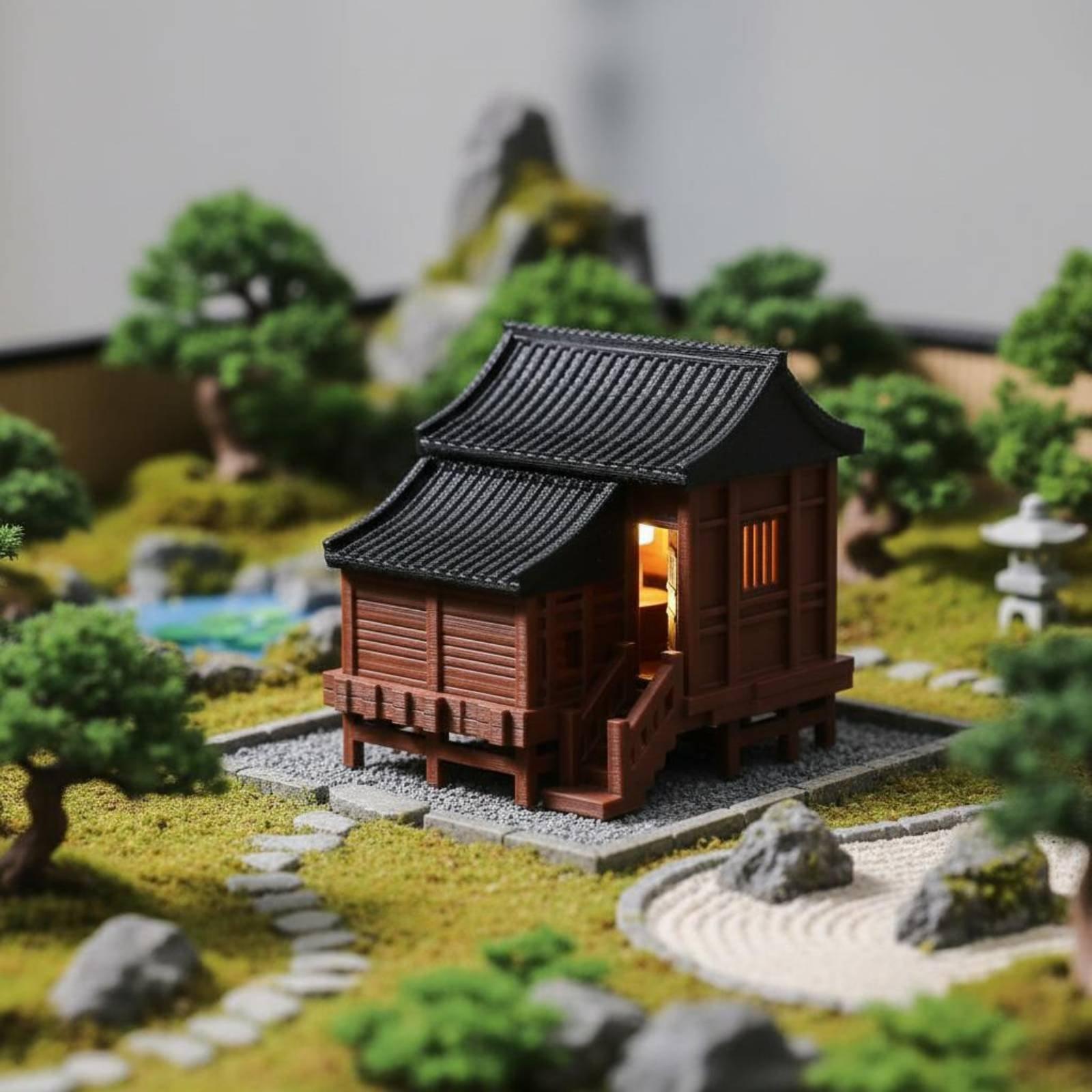 Micro Landscape House Ancient  - Lighting Decor For House 评论和价格